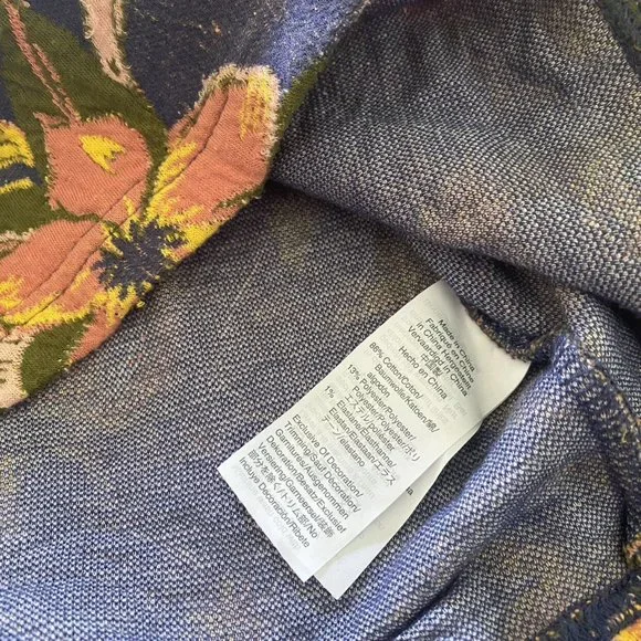 Mile(s) By Madewell Island Magnolias Jacquard Sweatshirt Size XL - Picture 6 of 6